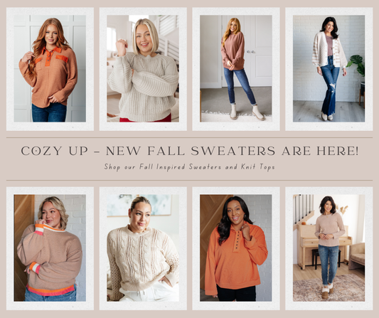 🍁 Cozy Up in Style – New Fall Sweaters Are Here!