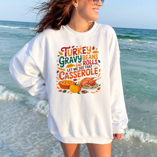 Turkey Gravy Casserole Sweatshirt